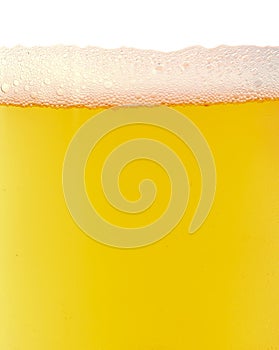 Light beer background.