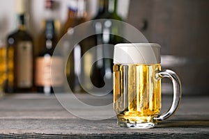 Light beer mug