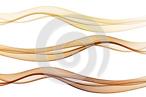 Light beige waves horizontal lines on a white background