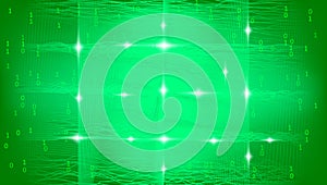 Light Big Data Illustration. Business Analysis.