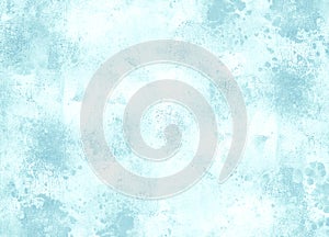 Light blue abstract background or decorative texture of old stucco wall
