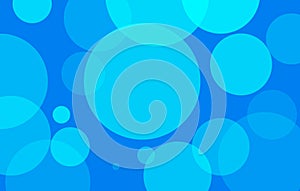 Light blue abstract image with transparent circles for your brand book. A graceful pattern with a gradient for the