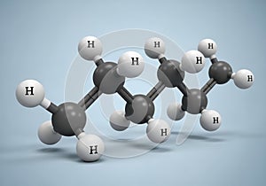 A light blue background, emphasizing its three-dimensional spatial