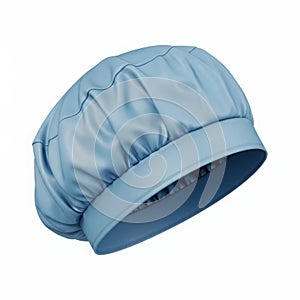 Light blue bouffant cap with elastic band