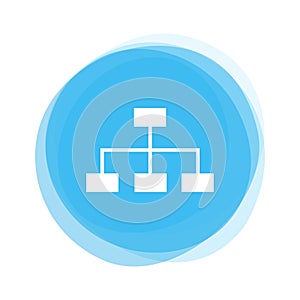 Light blue Button: Network