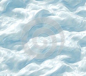 Light Blue Cloud Texture Seamless Background Pattern