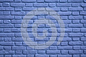 Light Blue Colored Brick Wall for Background