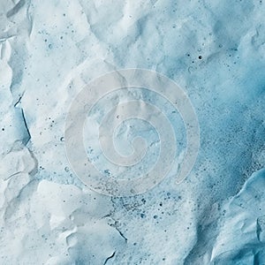 Light blue colored paper background, AI generative grunge texture