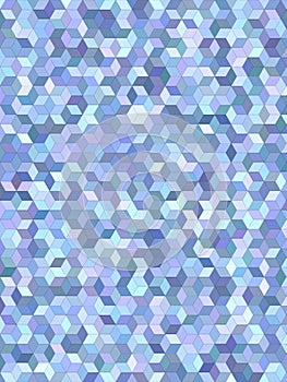 Light blue 3d cube mosaic background design