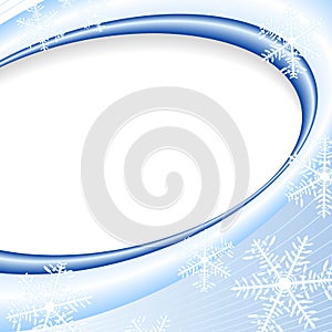 Light Blue Elegant Christmas Background