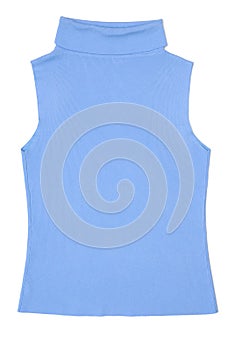 Light blue female sleeveless shirt