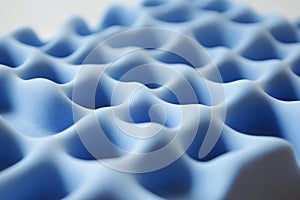 light blue foam rubber background