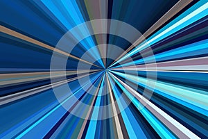 Light blue glow background beam. bright star