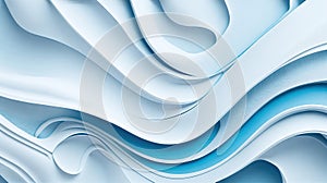 Light Blue gray golden and White background 3d Abstract photo