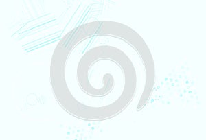 Light Blue, Green vector background with polygonal style with circles.