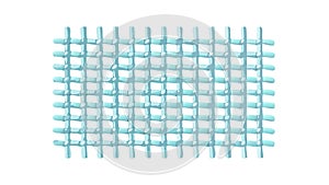 Light Blue Grid Pattern Geometric Mesh Texture, vector design Generative AI