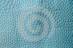 Light Blue Leather Background With Subtle Texture. Generative AI