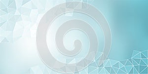 Light Blue Low Poly Vector Background