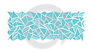 Light Blue Mosaic Tile Pattern Vector vector design Generative AI