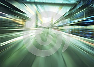 Light blue motion blur background