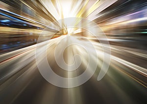 Light blue motion blur background