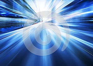 Light blue motion blur background