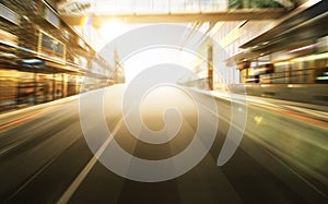 Light blue motion blur background