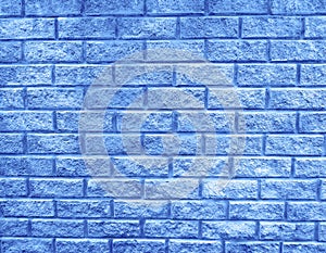 Blue brick beautiful wall texture background.Valentines day. photo