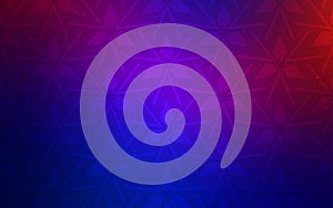 Light Blue, Red vector background with polygonal style.