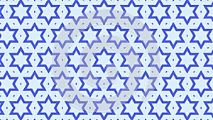 Light Blue Seamless Star Pattern Background Design