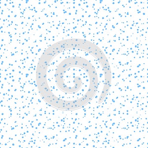 Light blue snowflakes seamless pattern