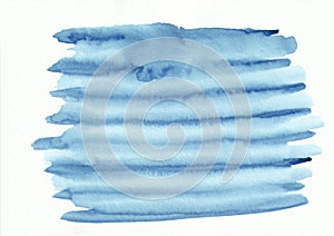 Light blue striped horizontal watercolor gradient hand drawn