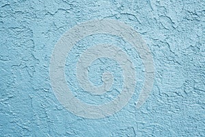 Abstract Wide Angle Light Blue Stucco Background