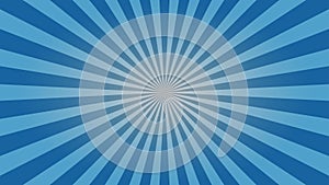 Light blue sunburst desktop wallpaper design