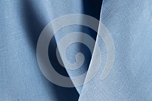 Light Blue Synthetic Fabric with Polyester Elastane Texture.