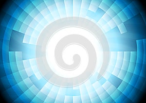 Light blue tech vector gear background