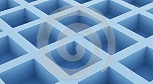 Light Blue Minimalist Grid