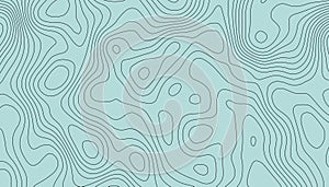 Light Blue Topographic Line Pattern Background