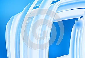 Light BLUE vector abstract bright pattern.