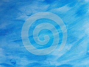 Light blue wetarcolor background canvas texture