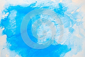 Light blue and white abstract background texture. Copy space for banner, design, poster, backdrop. High resolution colorful waterc