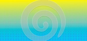 Light Blue, Yellow vector background. Illustration in halftone style with gradient. Vector