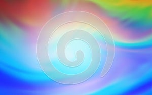 Light Blue, Yellow vector blurred bright pattern.