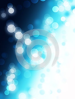 Light blurs blue abstract background