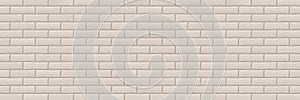 Light brick pattern wall background. Stone brickwall texture. Stone tile building material. Vector