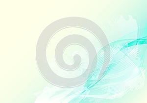 Light and bright abstract background with lines, waves and water spots. EPS10 vector illustration