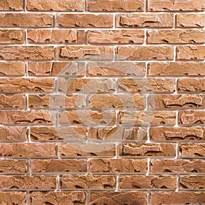 Light-brown brick background pattern
