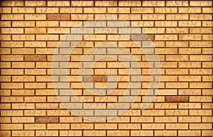 Light brown brick wall background. Brown brick wall texture.