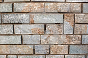 Light brown brick wall background