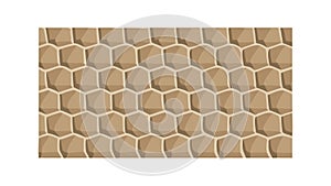 Light Brown Brick Wall Pattern Illustration, vector design Generative AI